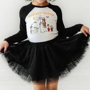 Little Sleepies Black Tutu, Size 12-18 Months